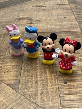 Fisher-Price Little People Disney Mickey & Friends Figure Lot - Set of 4